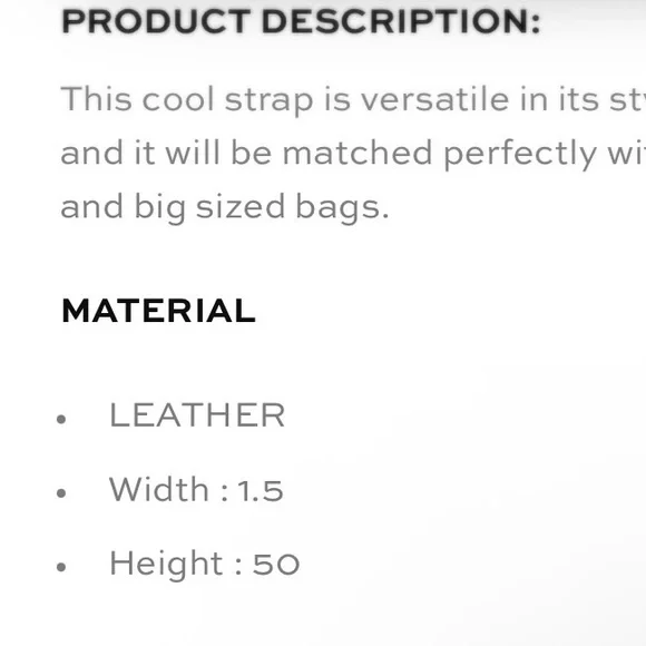 Myra Purse strap Kai Strap - Picture 3 of 3